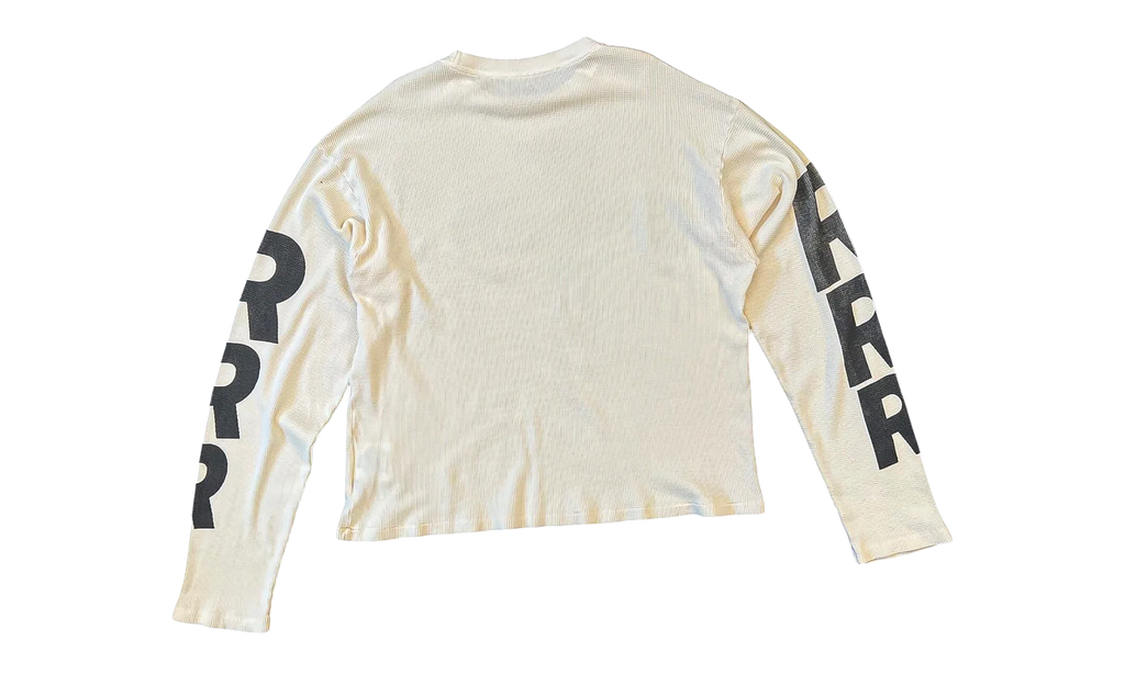 Pop-Out Thermal Long-Sleeve Tee "Max White" POPT LS92