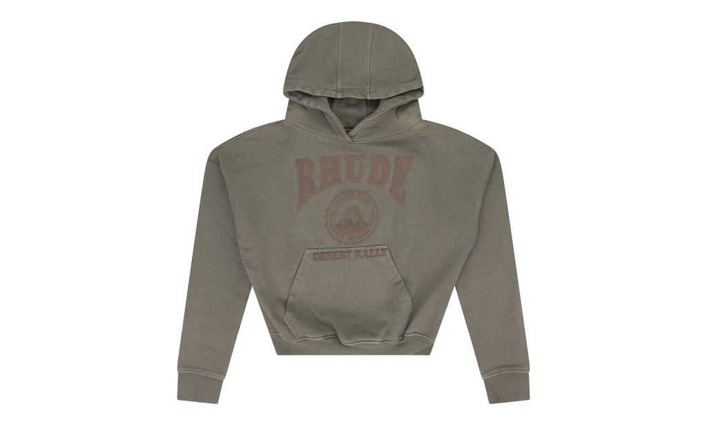 Desert Valley Cropped Hoodie "Elephant Green" RHPF23HO03012372 ELGRN