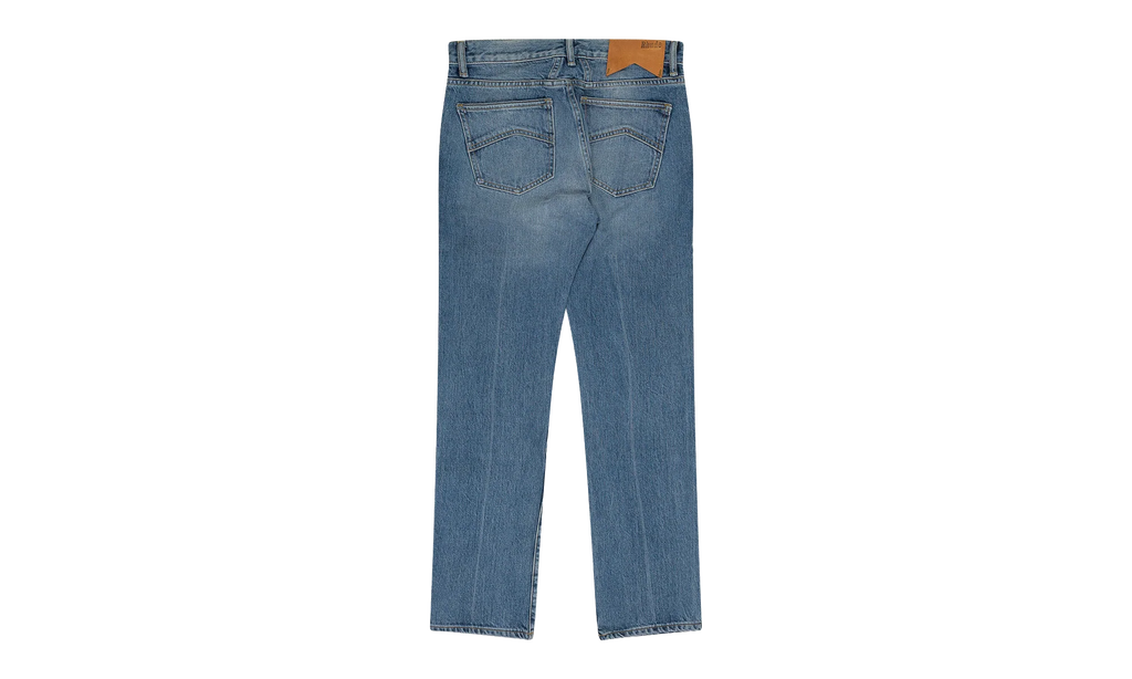Patch Denim Pants "Indigo" RHD-MJNS-0044