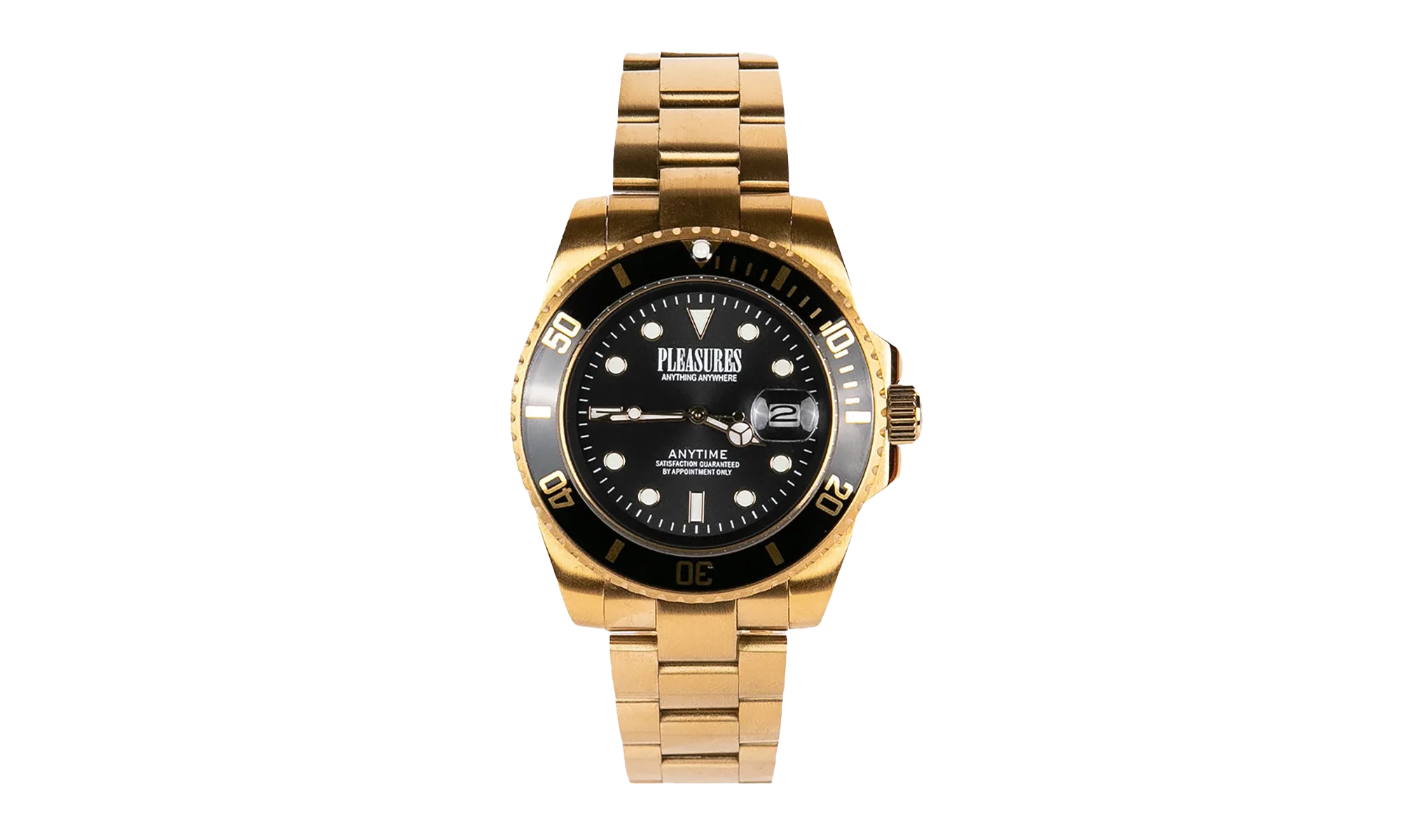 Anytime Watch "Gold / Black" P26SP050 GLD/BLK
