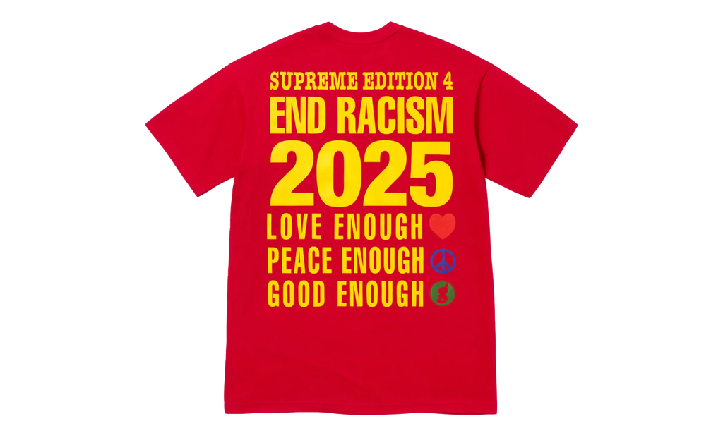 GOODENOUGH End Racism Tee "SS25 - Red" SU25523