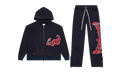 OG Logo Sweatsuit V2 "Navy Red" GS161