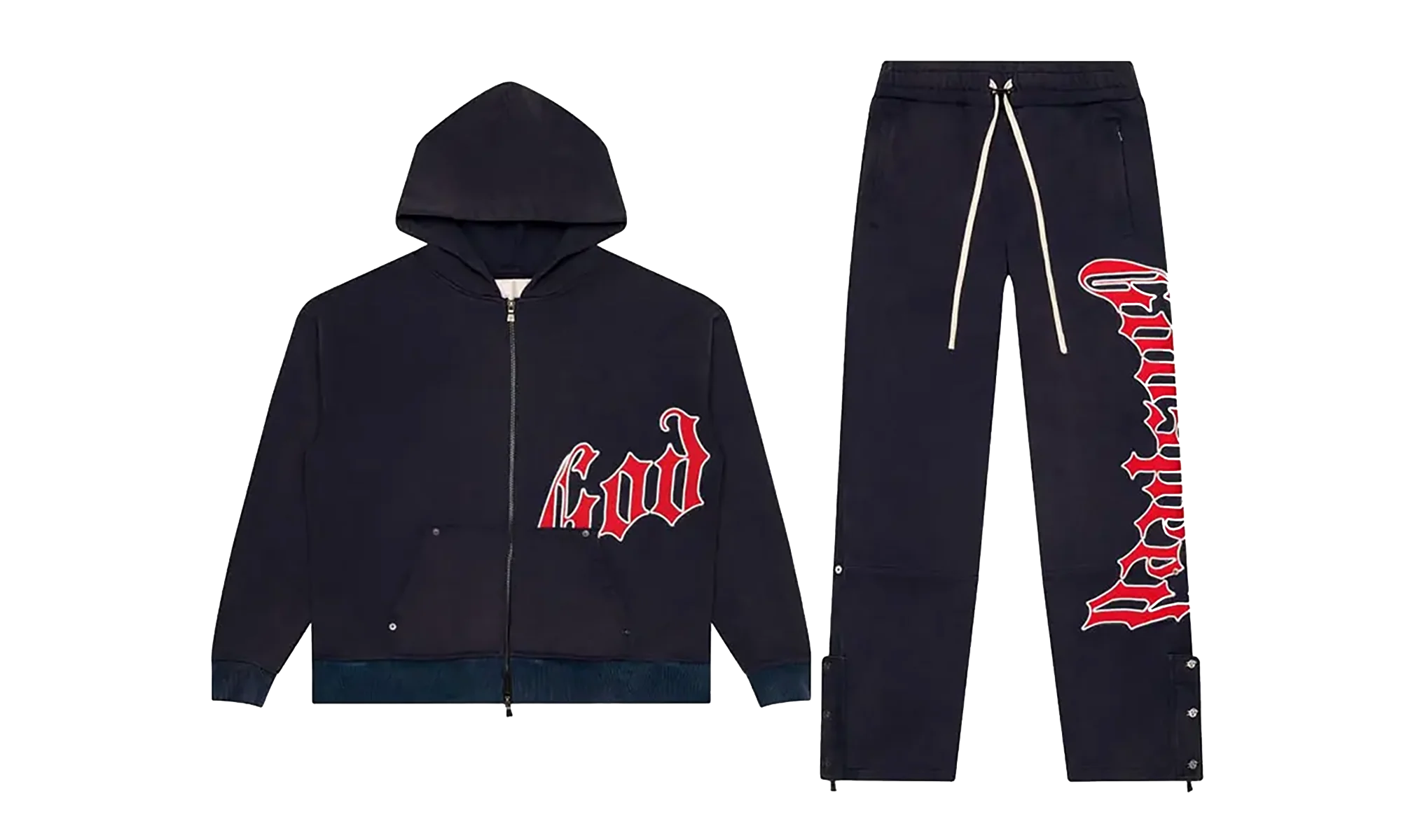 OG Logo Sweatsuit V2 "Navy Red" GS161