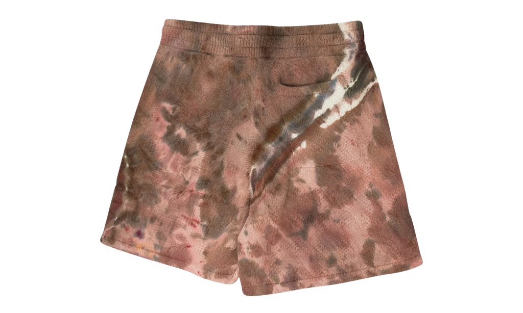 MA Tie Dye Cashmere Shorts "Clay" SS22MKB001_Clay