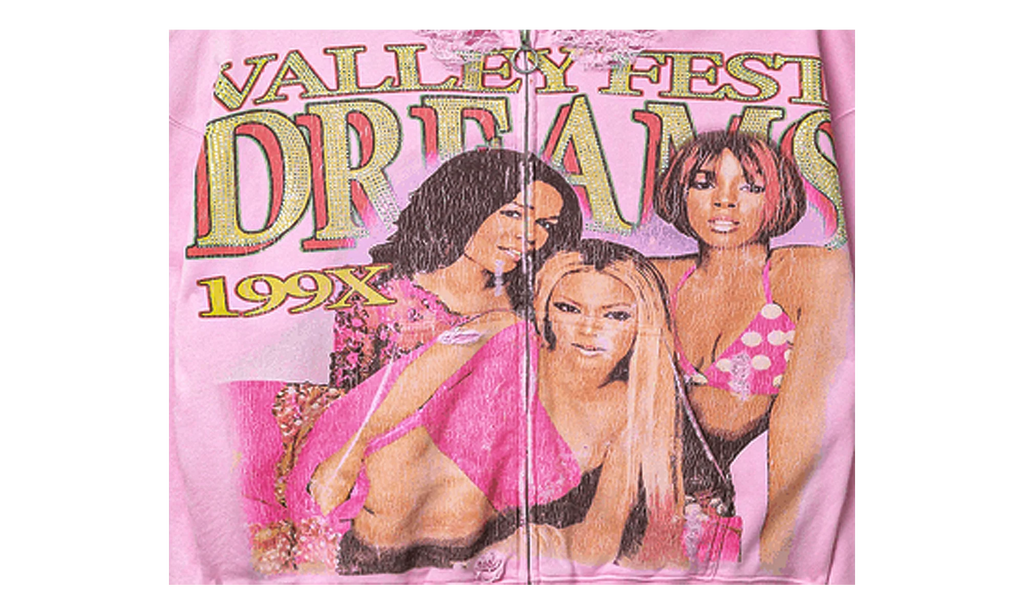 Vale Forever Dreams Zip Up Hoodie "Pink'" VAL30