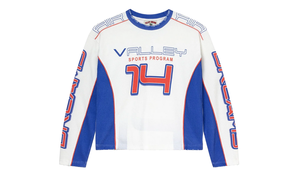 Air Force Thermal Sweatshirt "White / Blue" VAL114