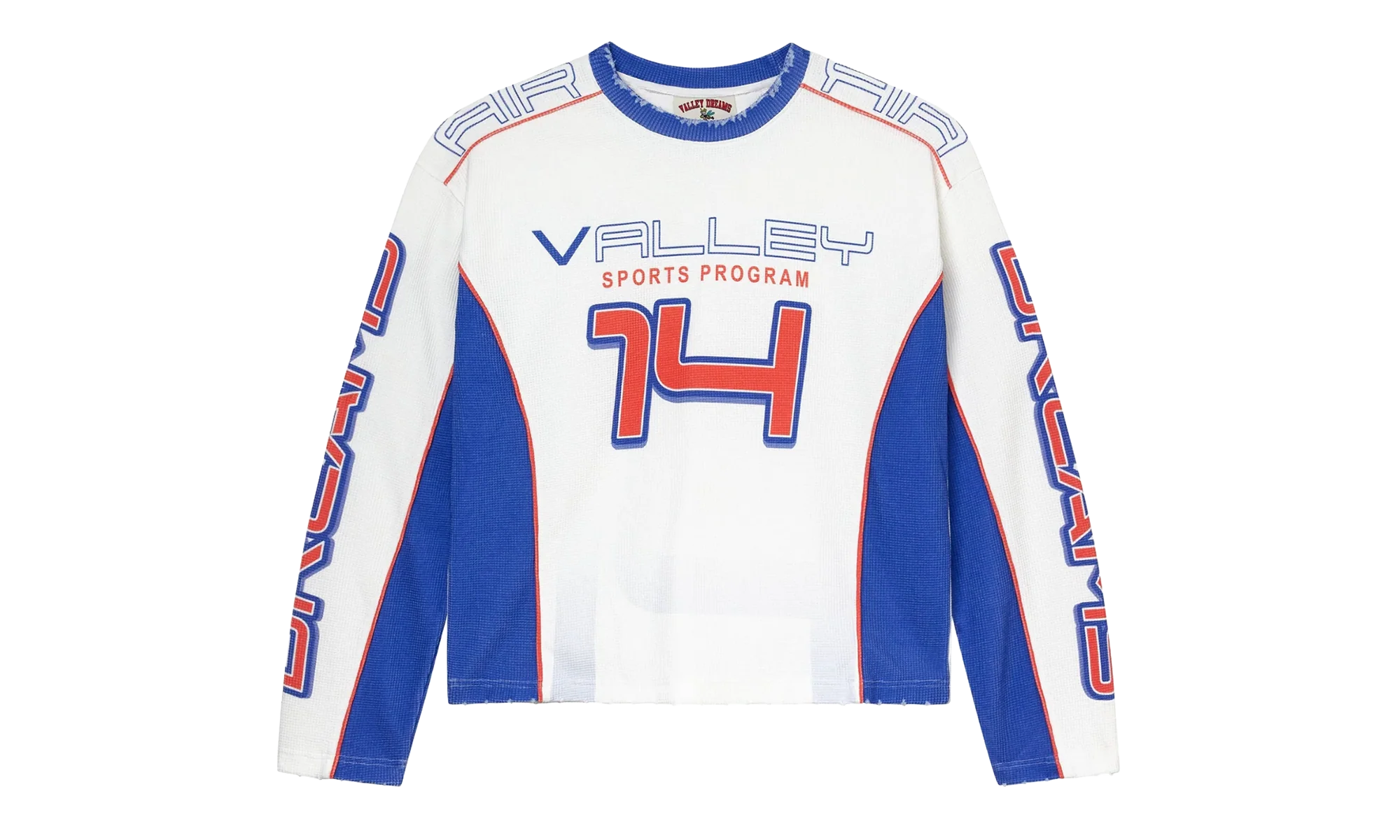 Air Force Thermal Sweatshirt "White / Blue" VAL114