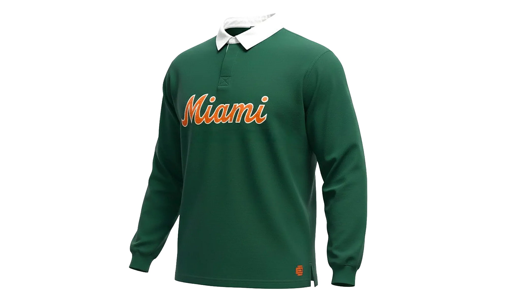 EE RUGBY CORE POLO "MIAMI - Green/Orange" EE741