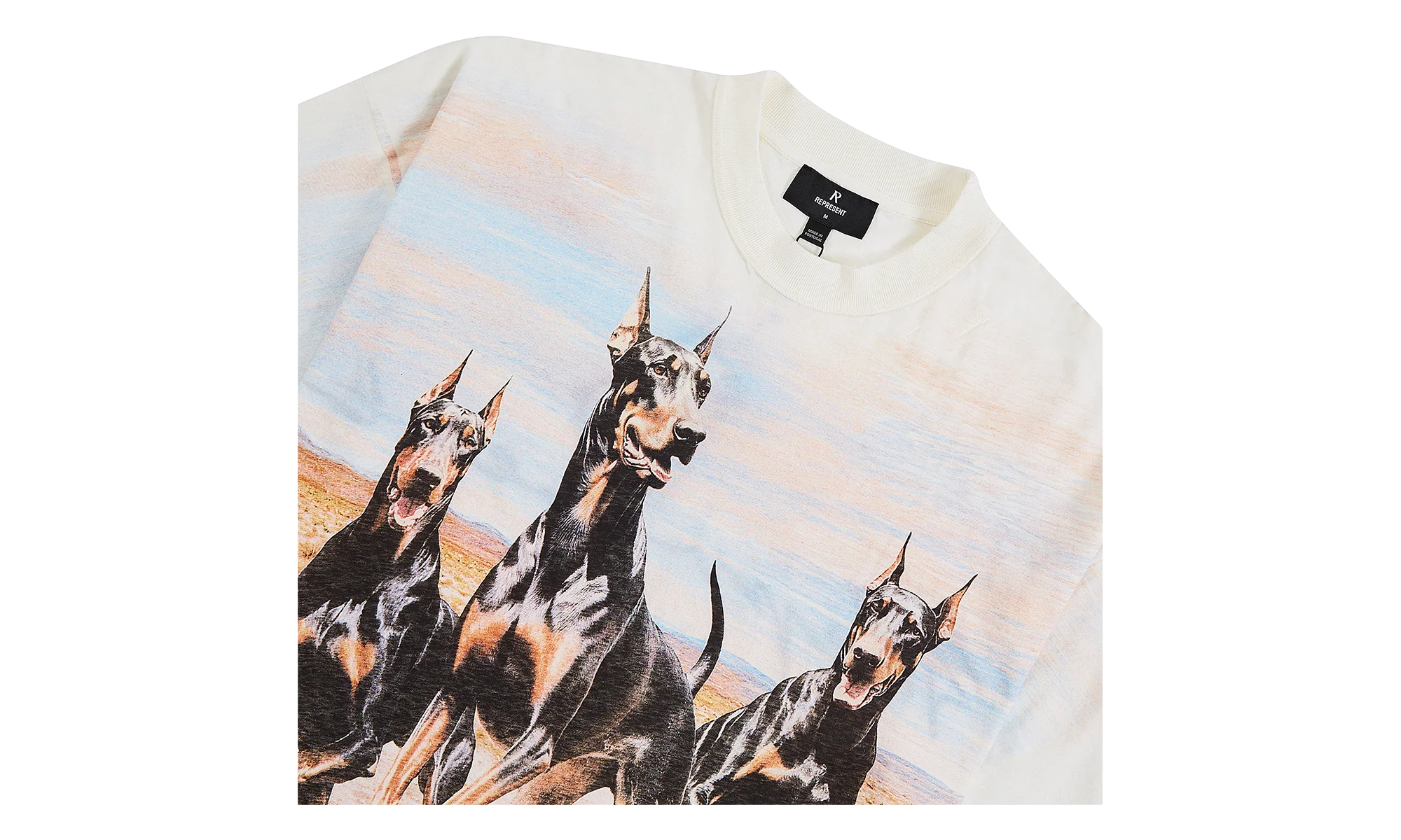 Western Dobermans Tee "Flat White" MLM100665 72