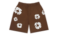 Cotton Wreath Sweatshorts "Brown" DT450