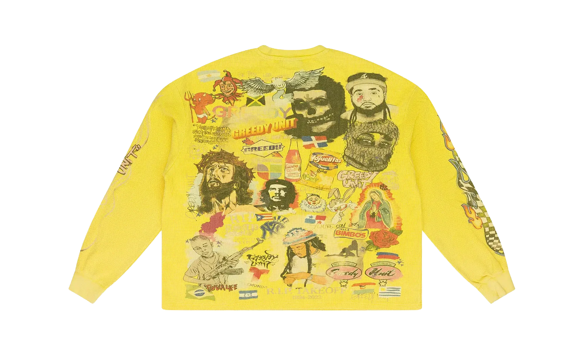 All Over Thermal T-shirt "Yellow" GUT MTPS 0004