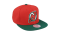 NHL Team 2 Tone 2.0 Snapback Cap "New Jersey Devils - Red / Green" HHSS5367 NJDYYPPPRDGN