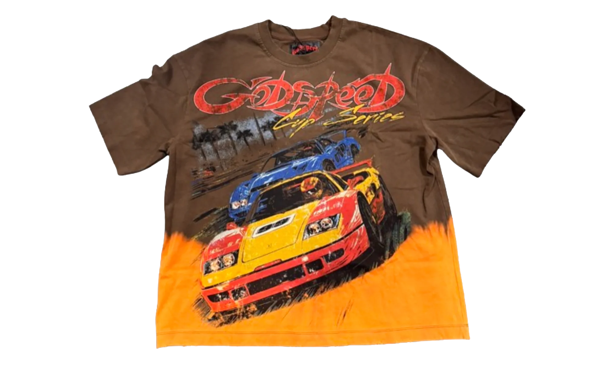 FTW Tee "Brown Bleached Wash" GS034