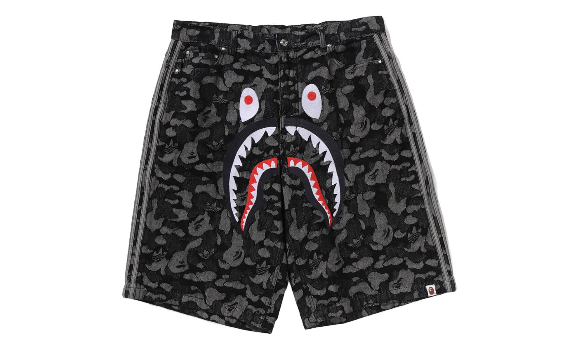 Shark Denim Jorts "Bape - Black" KF4917