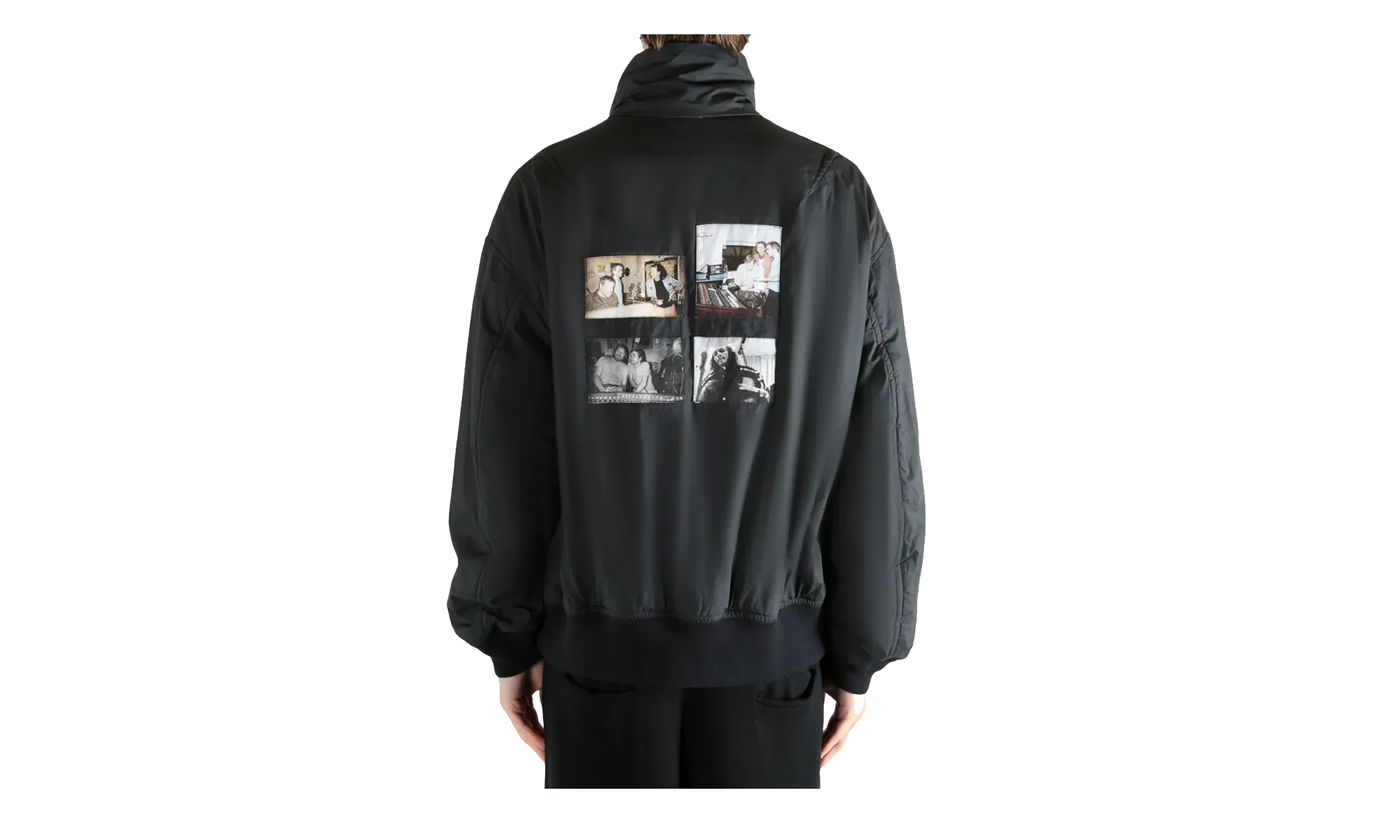 Elastic Hem Cotton Blouson Coat "Black" UC2E4207 BLAC