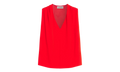 SILK SLEEVELESS BLOUSE "Red" RW TO0106 5609 P23 37