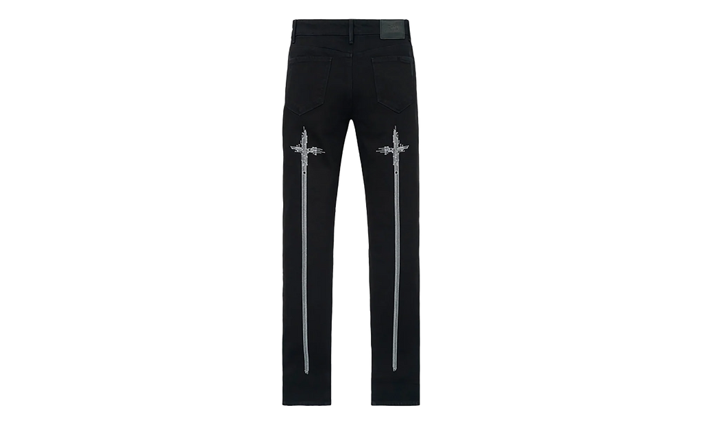 Bryant Skinny Jeans "Black Hologram Digital Cross" MDGDD1148 J1205BKHDC