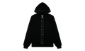 Dane Studded Full Zip Hoodie "Zero - Black" P26SPZ002-BLK