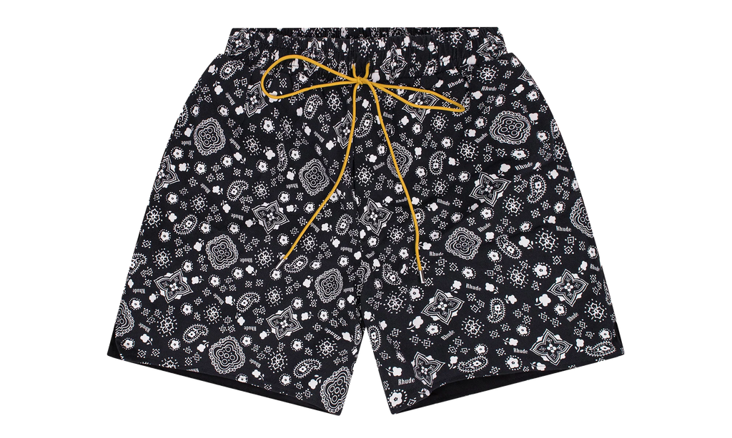 Ssense Exclusive Bandana Shorts "Black" SEBSG001