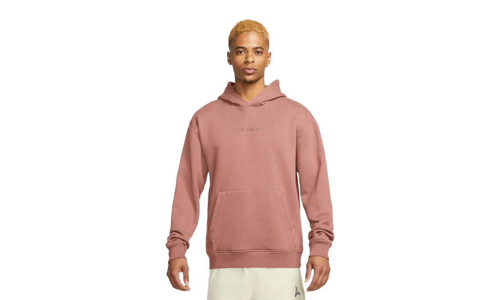 Jordan Wordmark Hoodie "Rust Pink" FJ1966 685