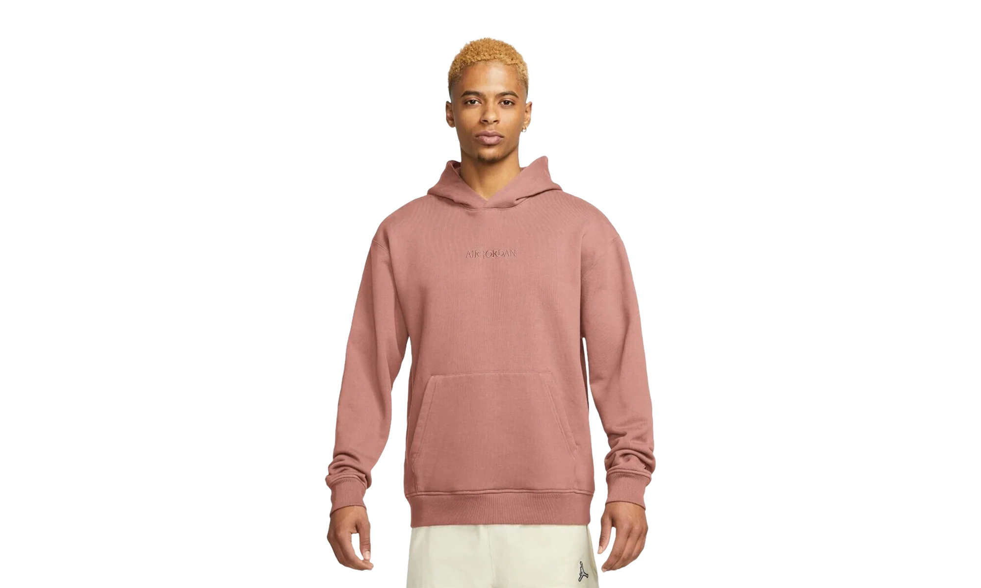 Jordan Wordmark Hoodie "Rust Pink" FJ1966 685