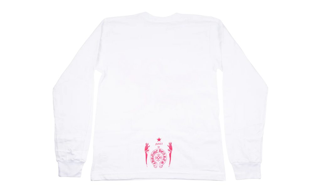 FOTI LONG SLEEVE "WHITE / PINK" CHRM0777