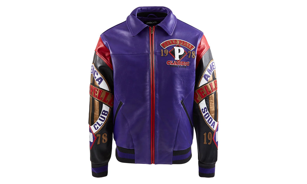 American Soda Club Jacket "Purple / Black" PP008