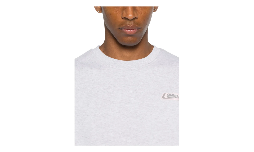 PVC Patch Grey Marle Jersey T-Shirt "Grey" MAW25 JTS 044 02