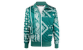 Bandana Track Jacket "Green / White" PMBD001F21FAB0055501