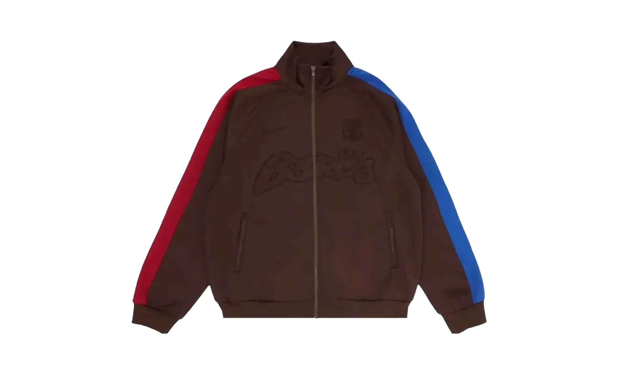 FCB BARÇA RETRO ZIP ANTHEM JACKET "Cactus Jack - Brown" CPFM15
