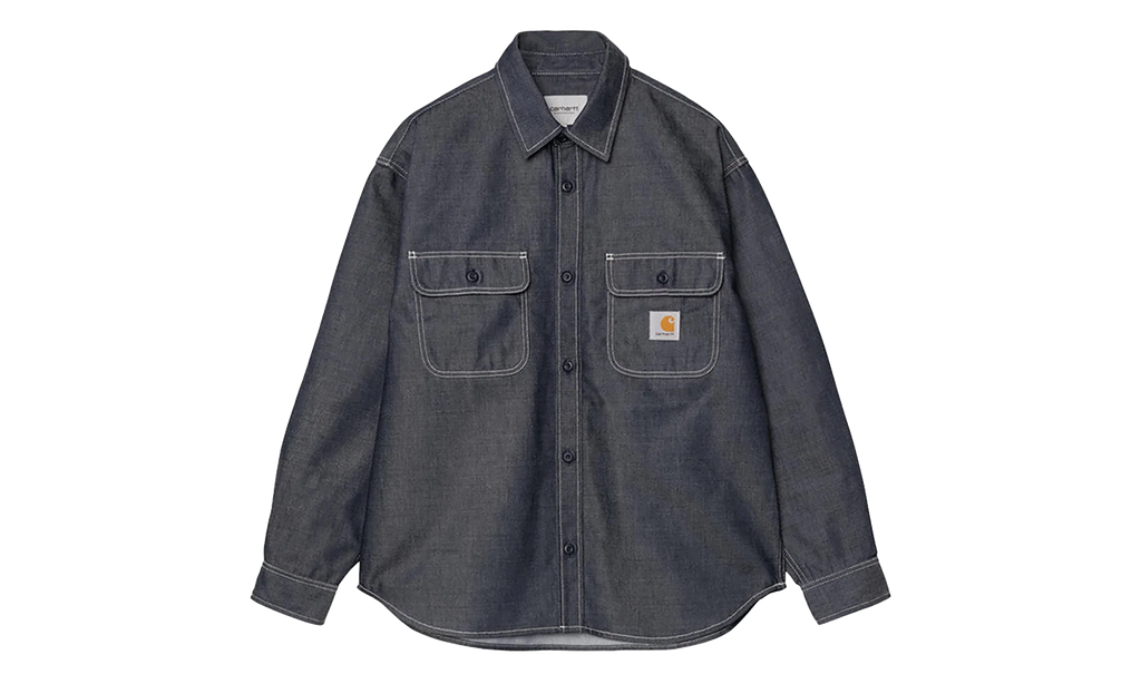 Tigan Shirt Jacket "Blue Rigid" I036263 01 01