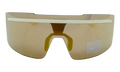Echo Shield M Sunglasses "Matte Coconut Milk / Gold Mirror" FD1884 113