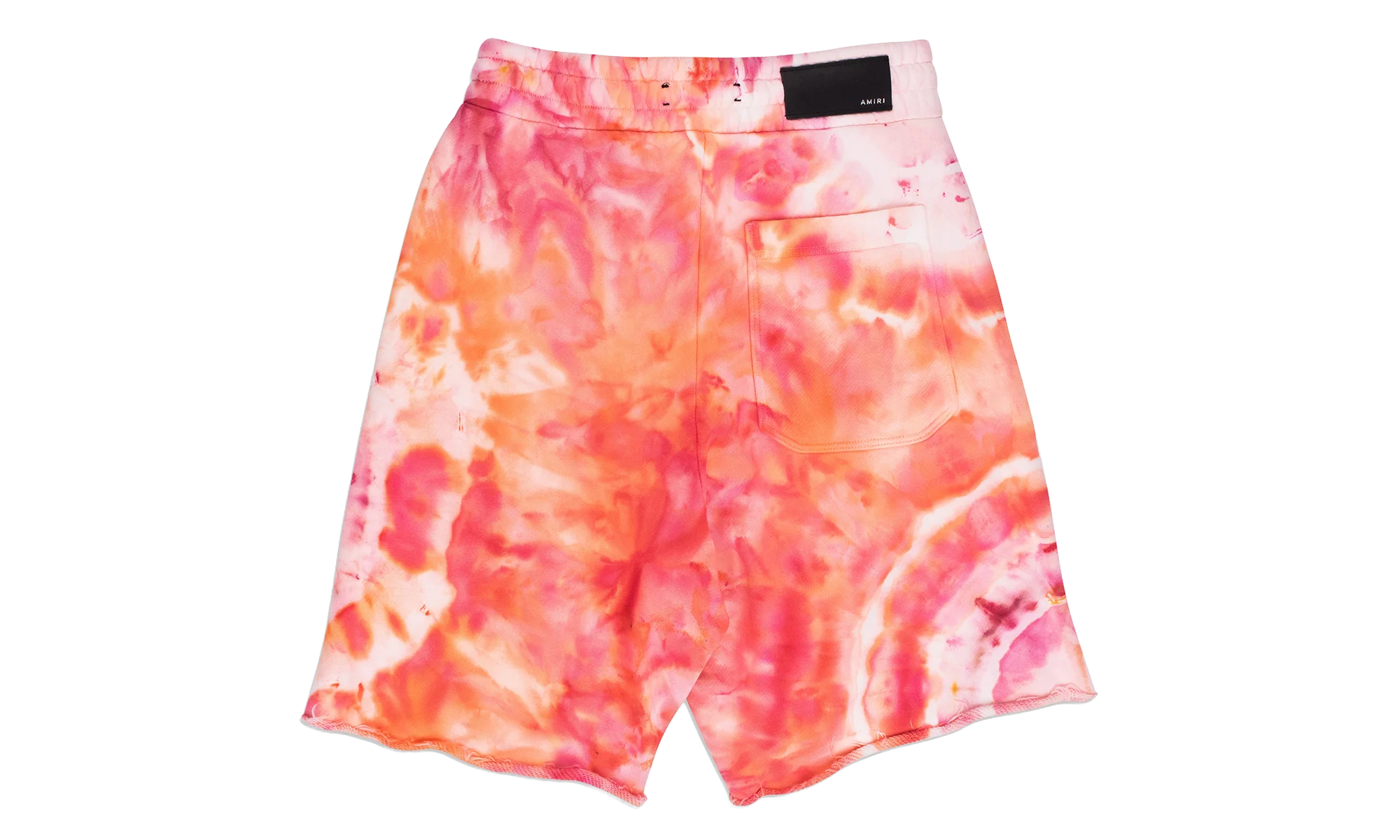 Tie Dye Ma Sweatshorts "Orange / Pink" SS22MJL025_Peach