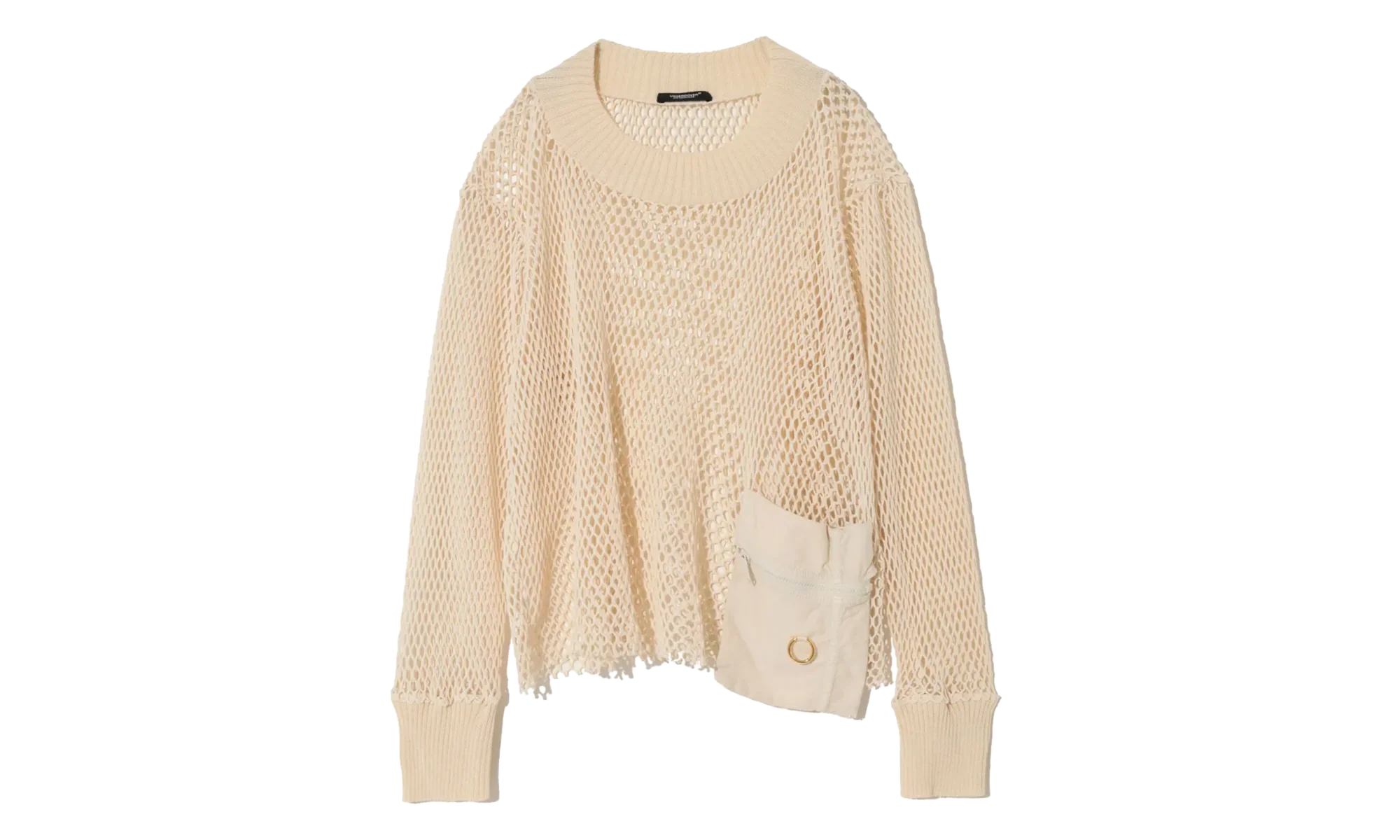 PATCH POCKET SWEATER "Ivory" UC1D4901 IVY