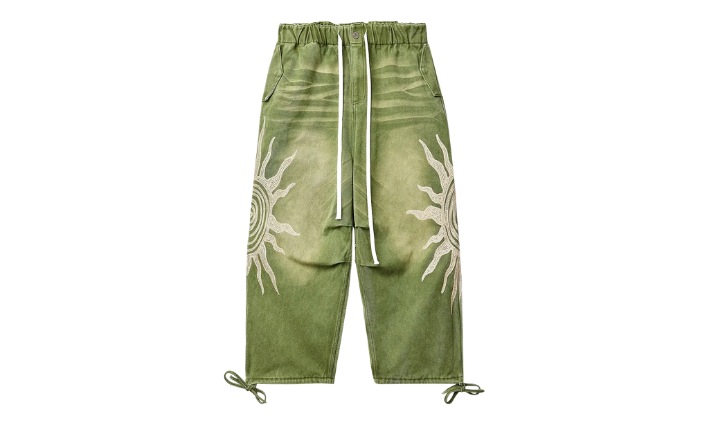 Forest Sun Pants "Distressed Green" VALE 12 001 GN