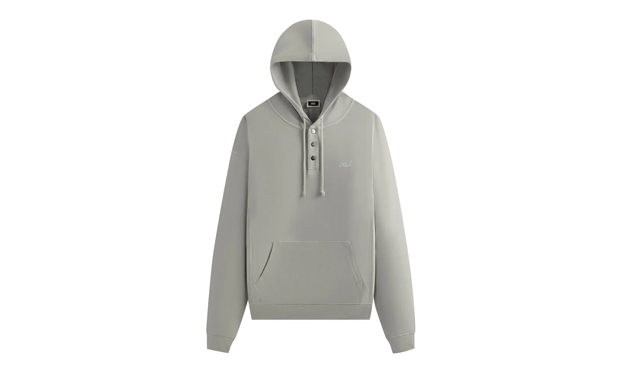 Crystal Wash Interlock Williams Iv Hoodie "Concrete" KHM032024 005