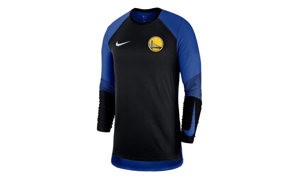 NBA Hyper Elite Performance Long Sleeve Shirt GS "Golden State Warriors - Blue" 9Z2B7BAQL WAR