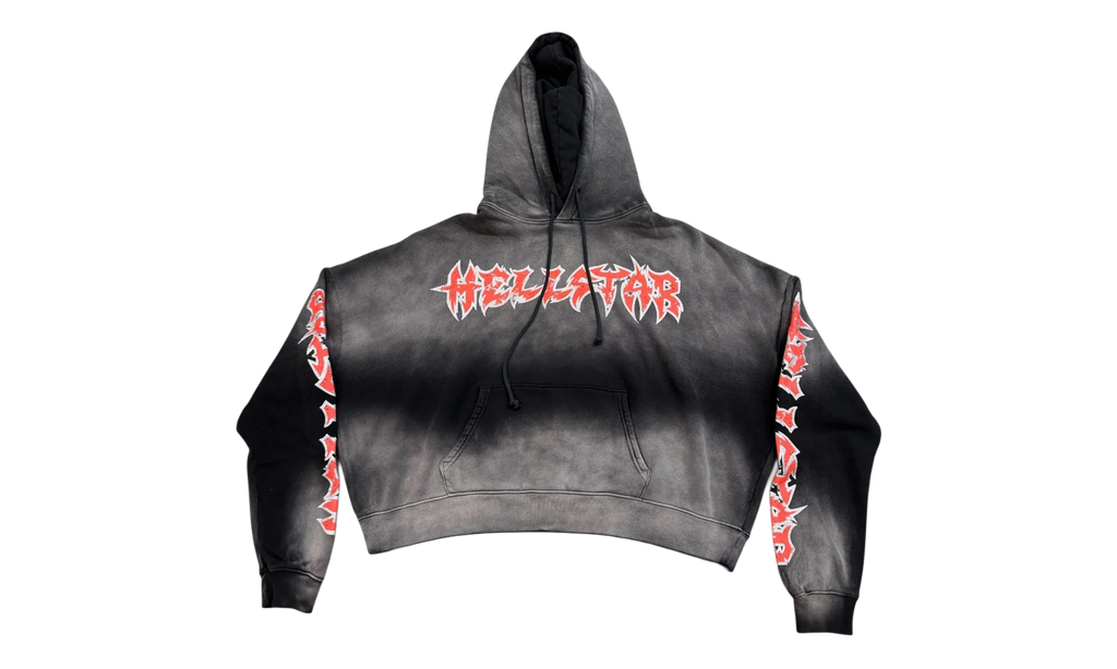 Stars Shine Graffiti Hoodie "Black / Red" HSR251