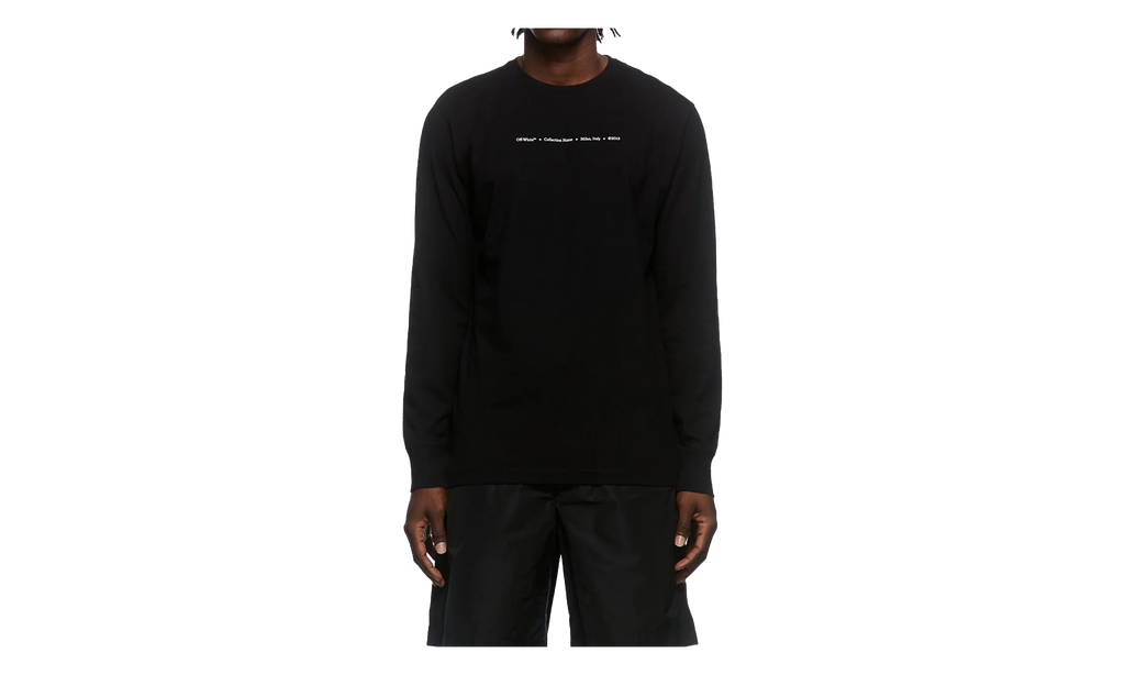 Logo-Print T-shirt "BLACK/MULTI-COLOR" OMAB001F21JER0021084