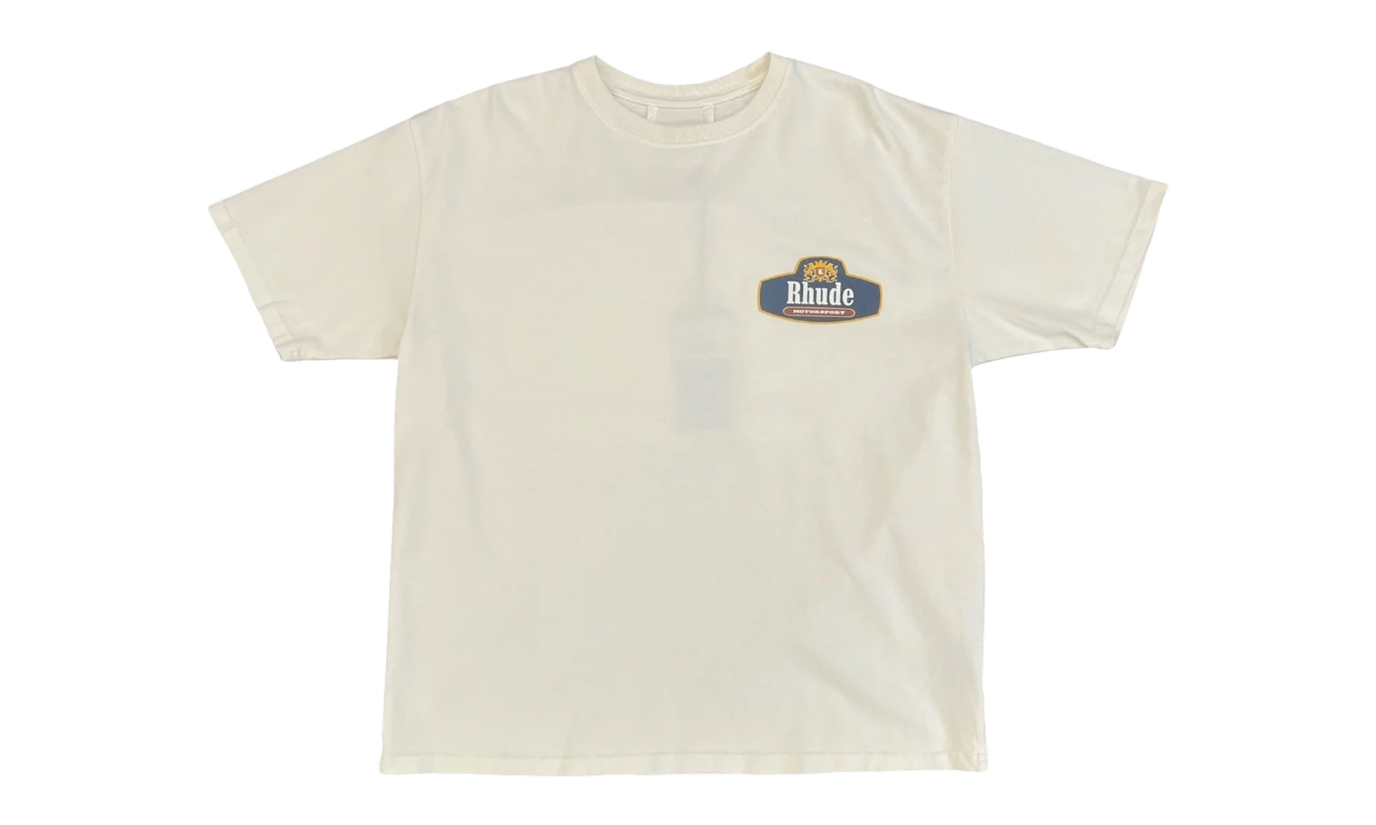 Racing Crest T-Shirt "Vintage White/ Navy" RHSS26TT04012 WHT