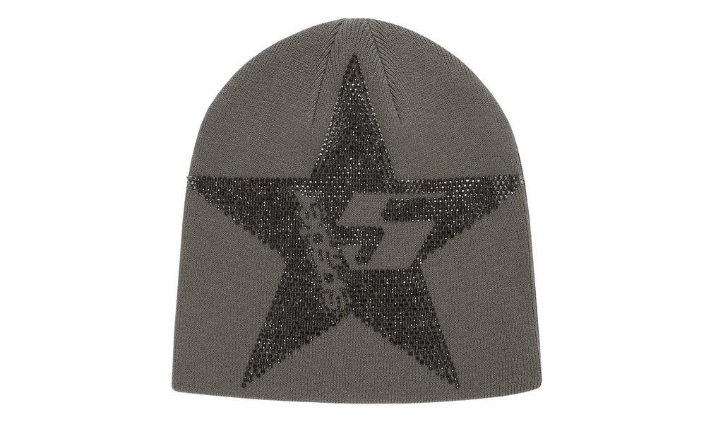 Star Rhinestone Skully "Slate Grey" SP5der313