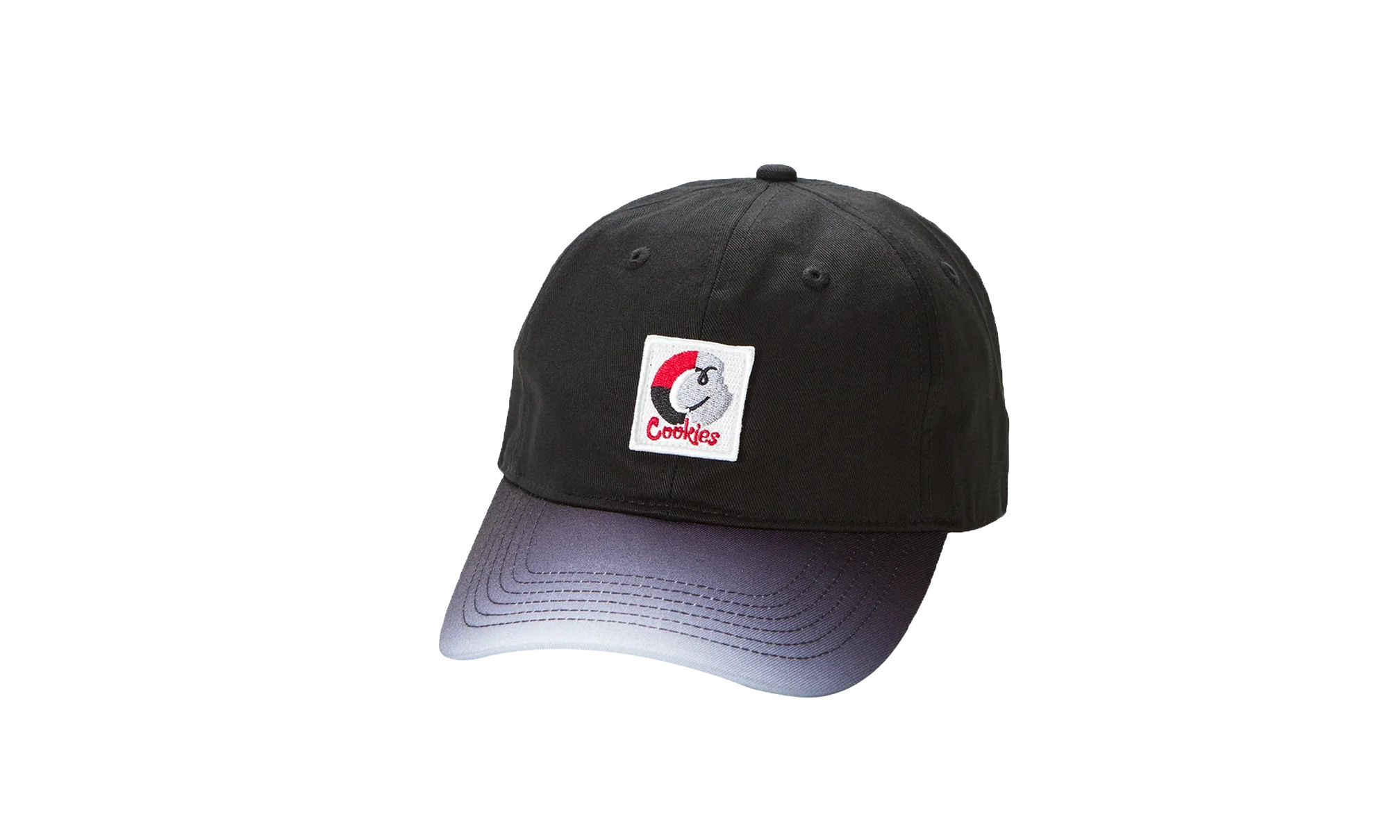 Break Of Dawn Dip Dye C-Bite Logo Dad Hat "Black" 1542X3847 BLK