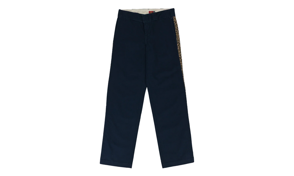 CONTRAST LEOPARD SIDE STRIPE PANTS "Dickies - Navy" DOC UBTM 0004
