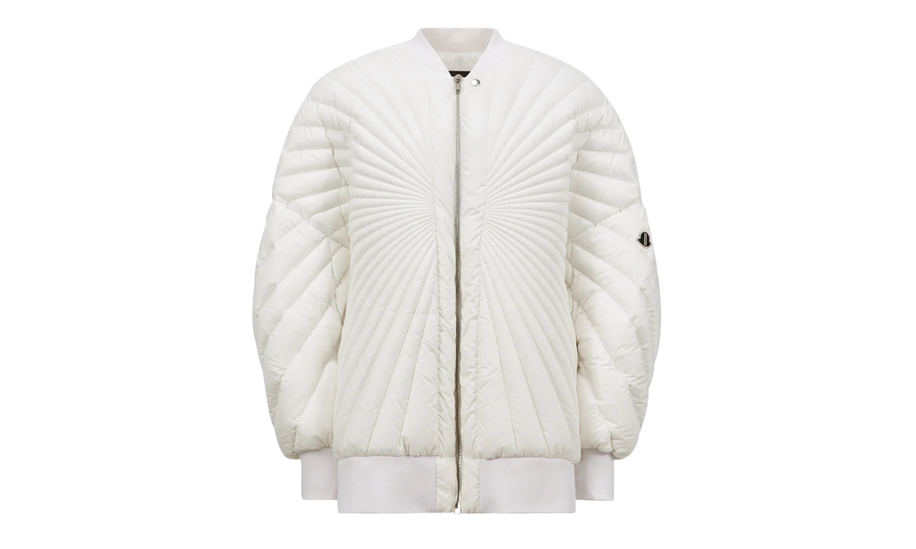 Rick Owens Woven Radiance Peter Jacket "Milk" MON40