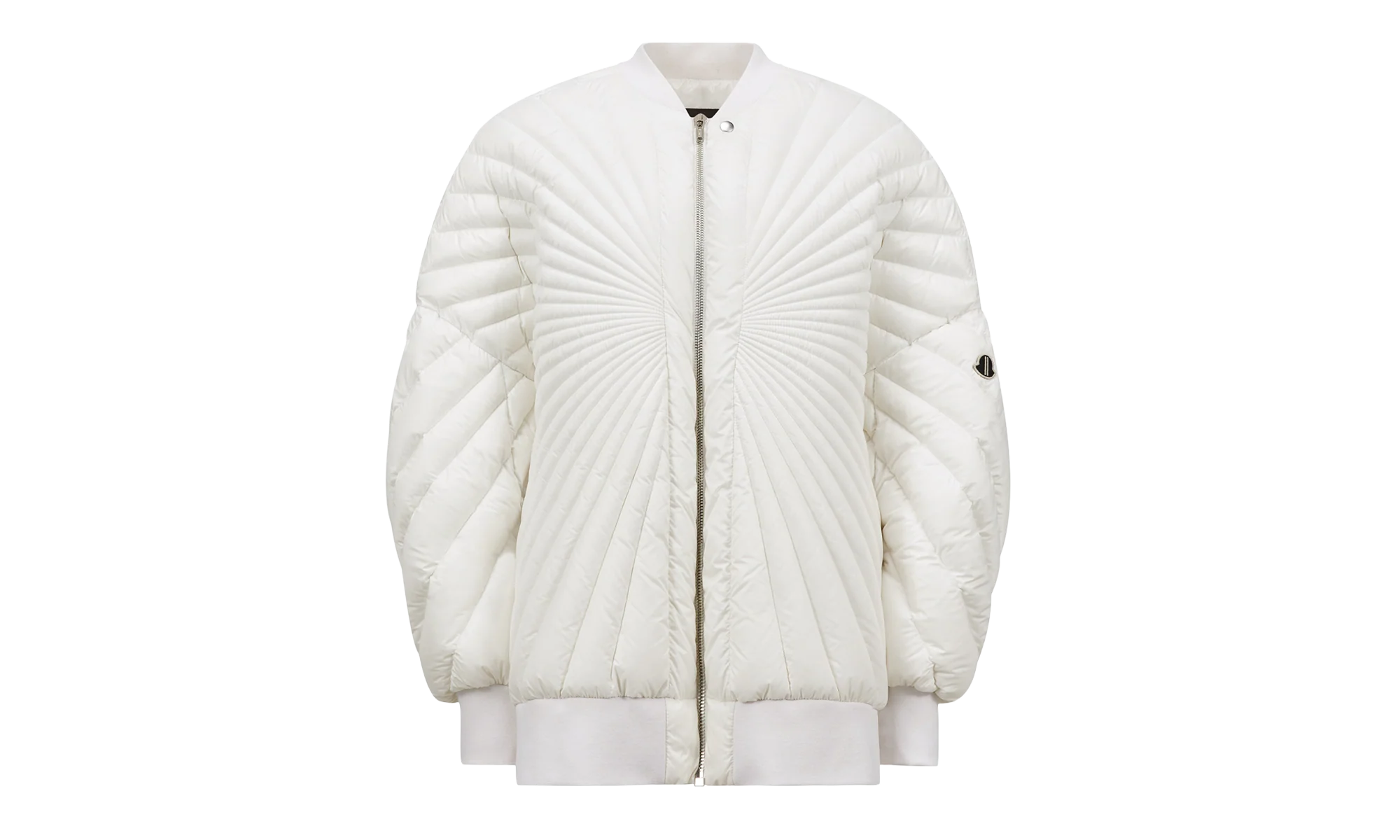 Rick Owens Woven Radiance Peter Jacket "Milk" MON40