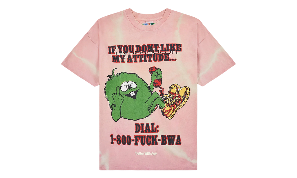 Dickhead Tee "Pink Washed" BWA62