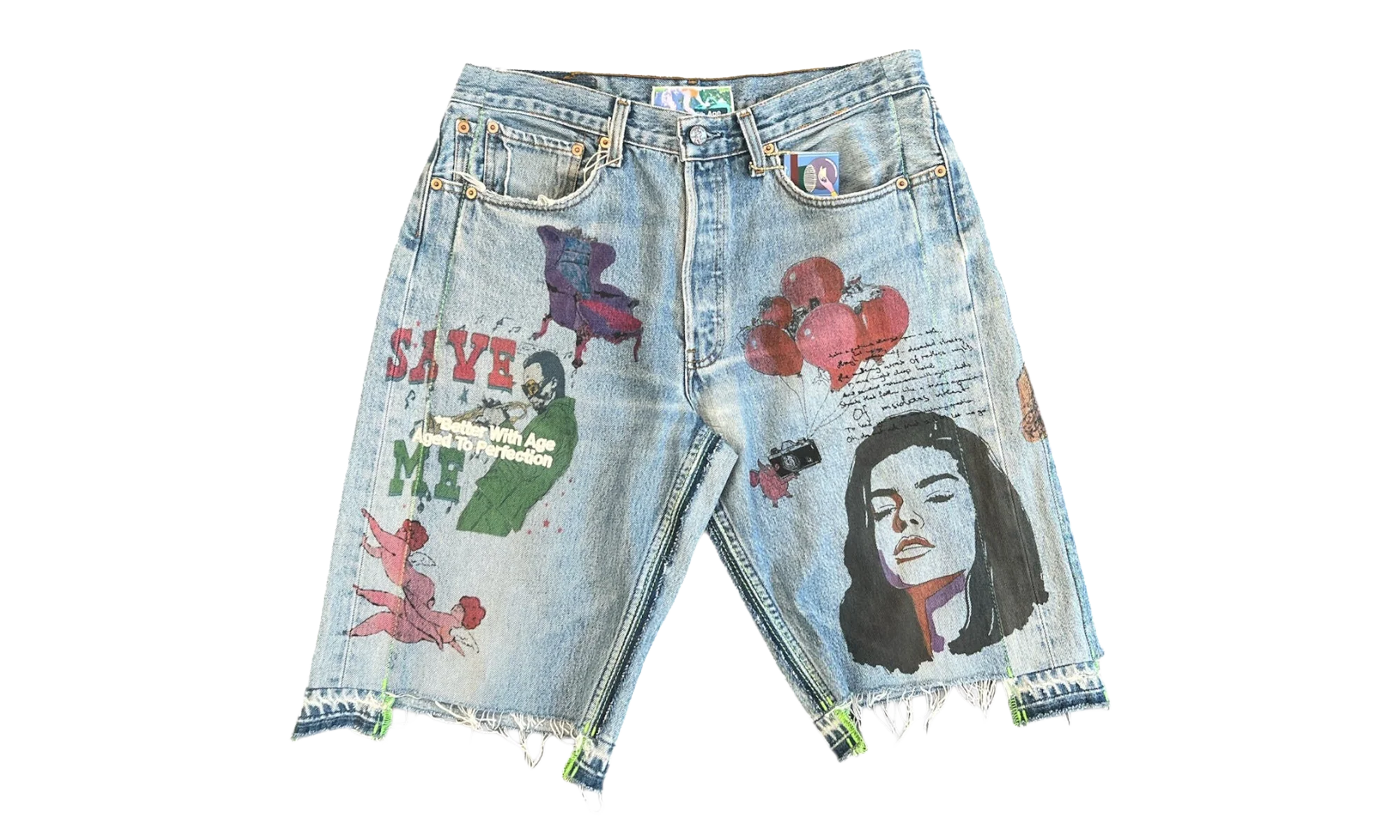 Harrison Triple-Wide Denim Shorts "Indigo" BWA115