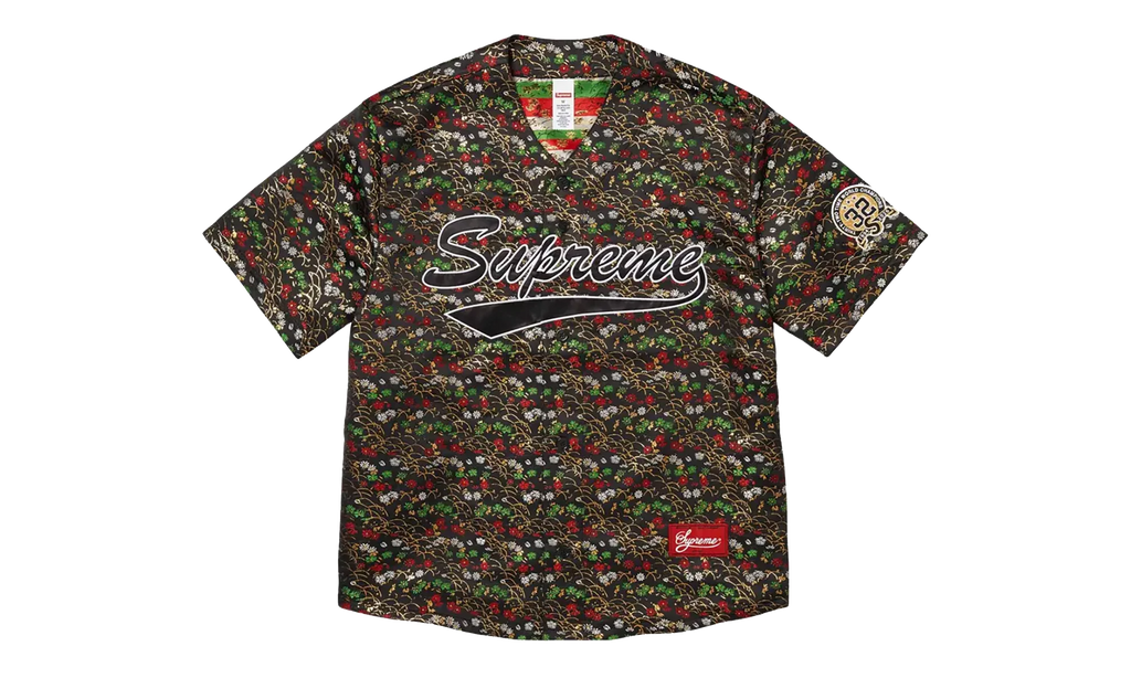 Floral Jacquard Jersey "SS26 - Black" SU27411