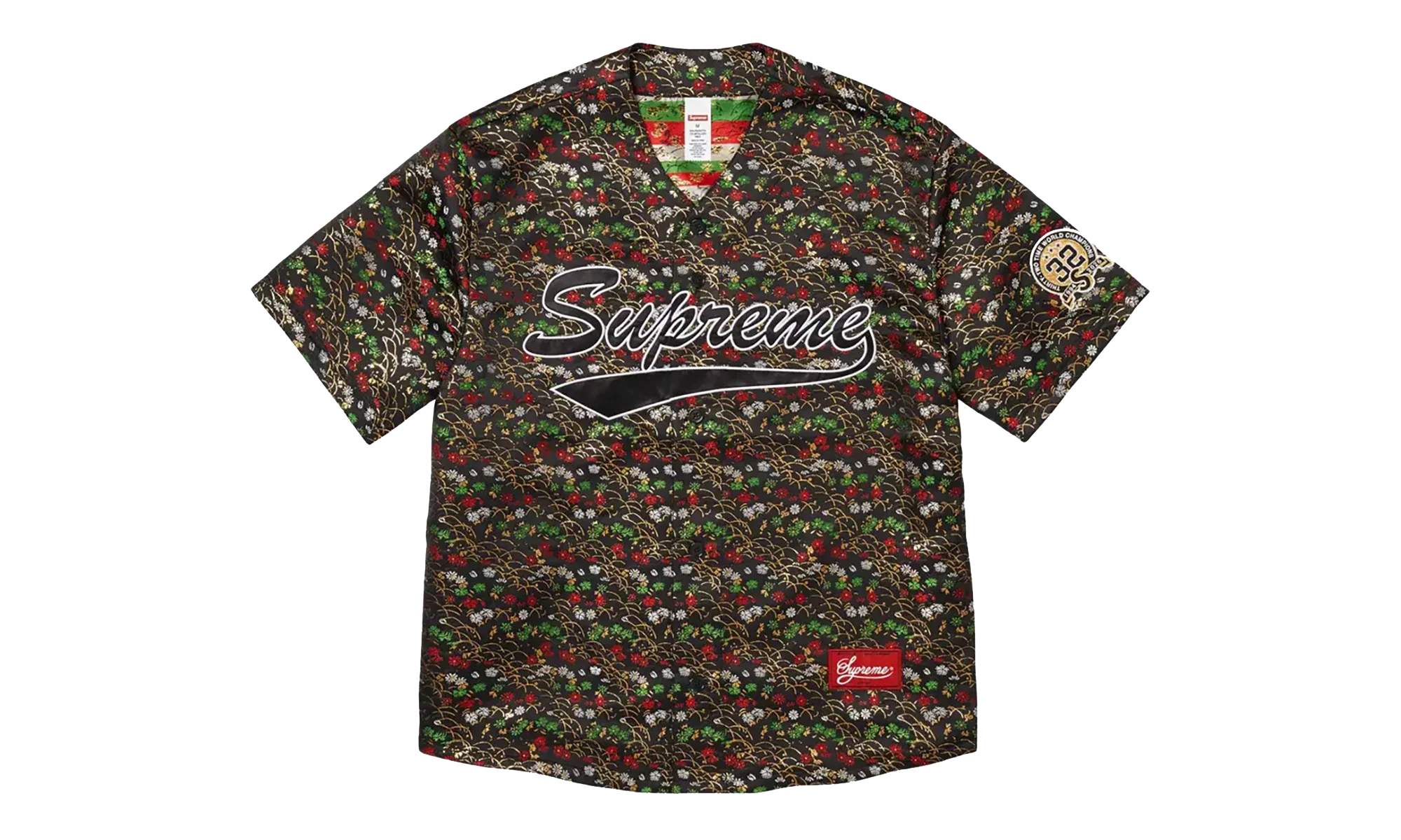Floral Jacquard Jersey "SS26 - Black" SU27411