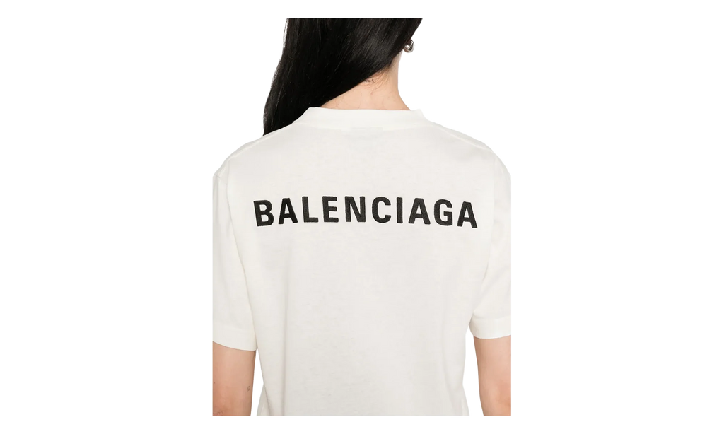 Back Medium Fit T-Shirt WMNS "Cream" 850990 TTVJ1 9020